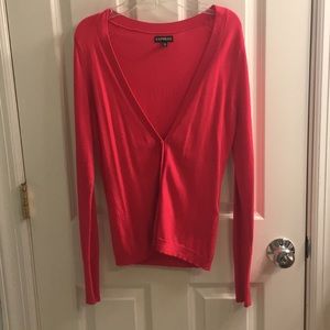 Express pink cardigan